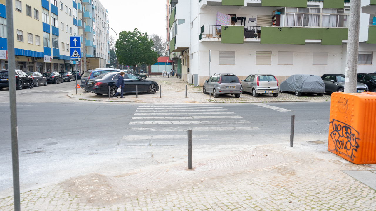 Intervenção melhora circulação pedonal na Quinta do Freixo