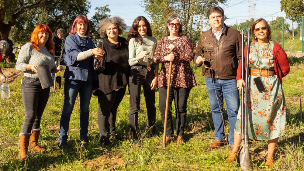 Bosque autóctone no campus do IPS