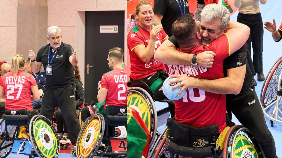 Portugal é campeão europeu de andebol em cadeira de rodas