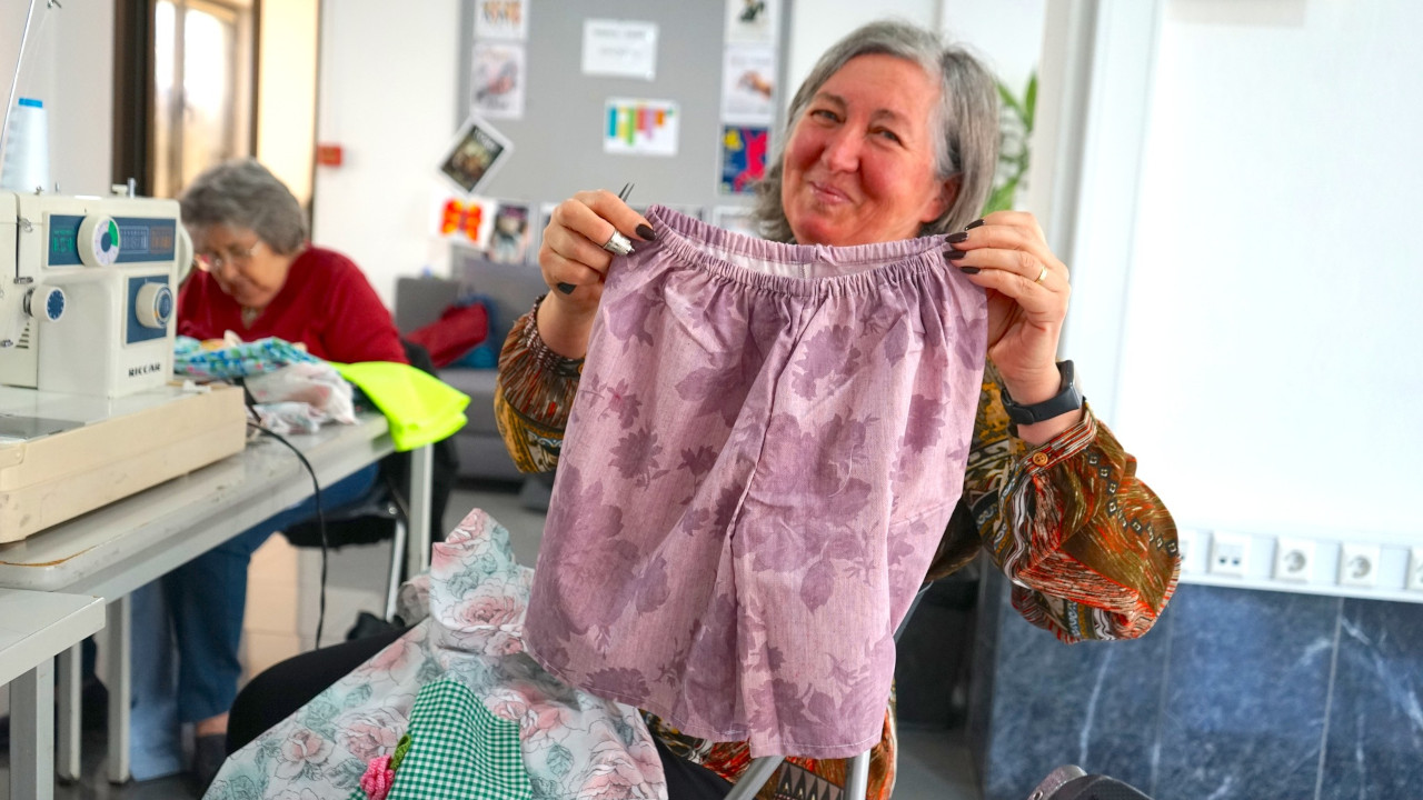 Vestir a solidariedade na Centro Comunitário da UF Setúbal