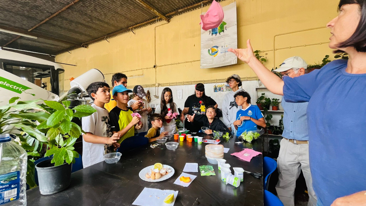 Crianças do Casal das Figueiras visitam Horta Comunitária