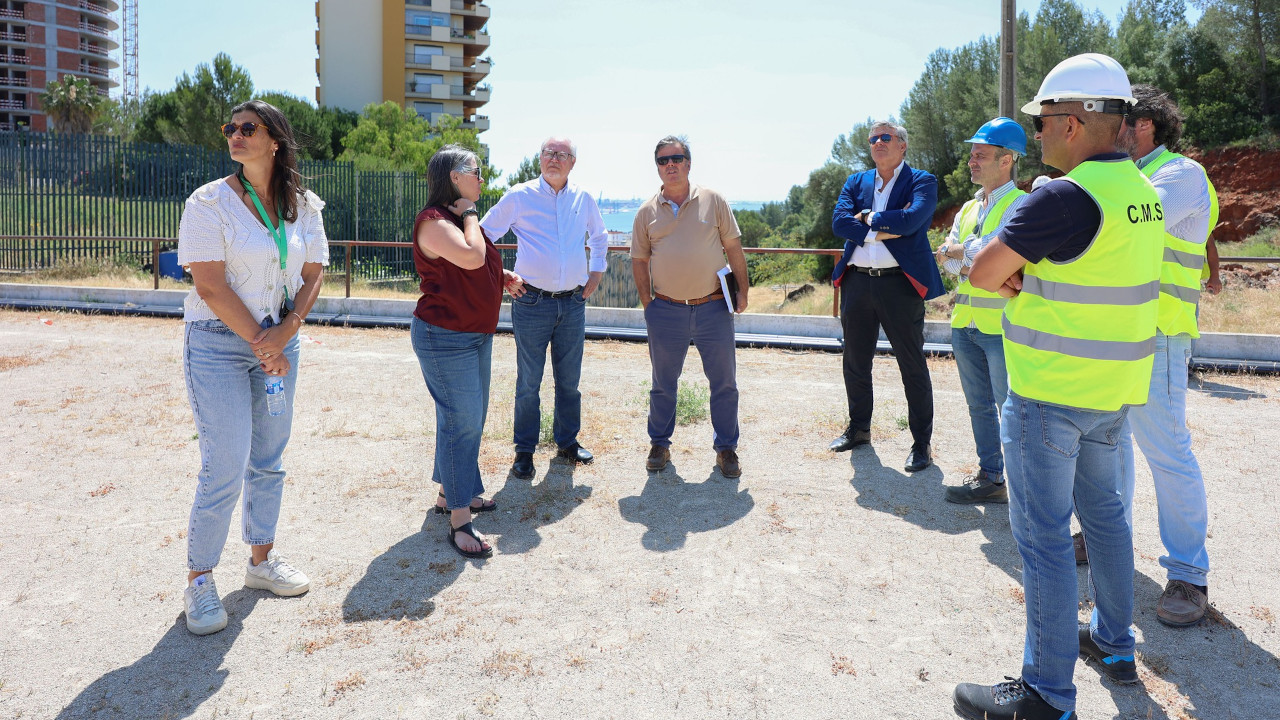 Visita às obras da CM Setúbal a decorrer na União das Freguesias