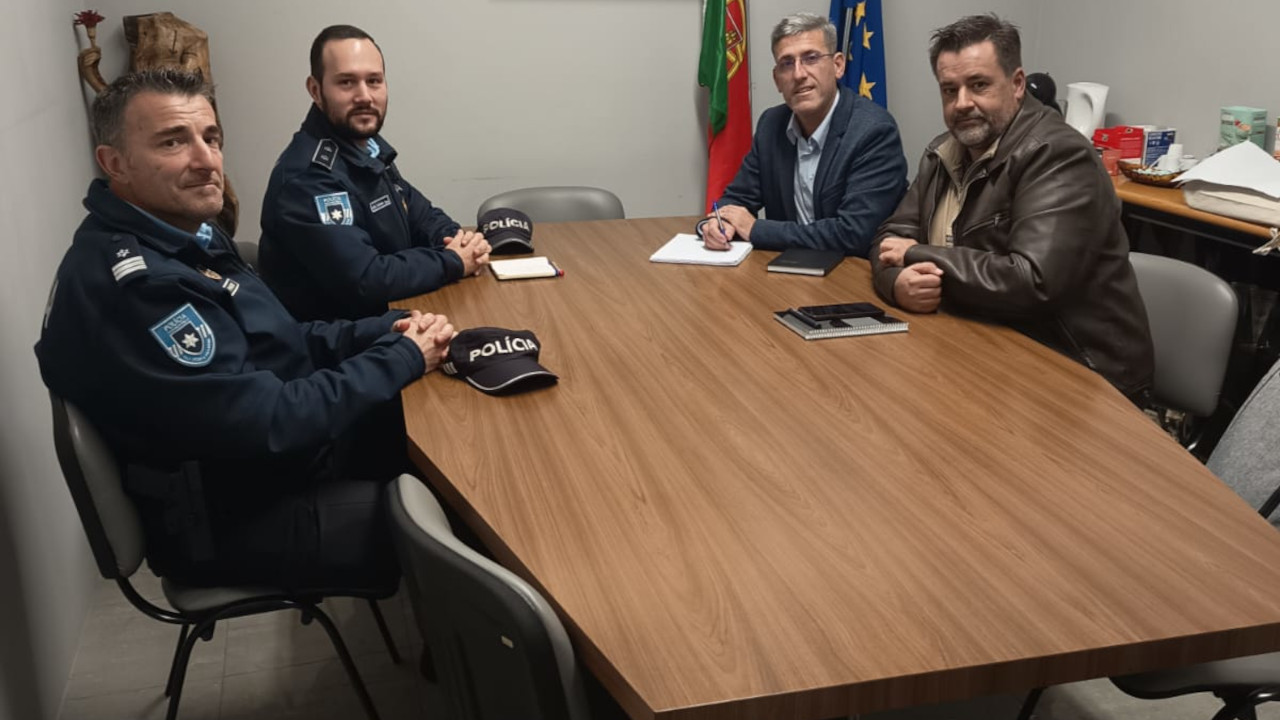 Presidente da União das Freguesias reúne-se com a Polícia de Segurança Pública