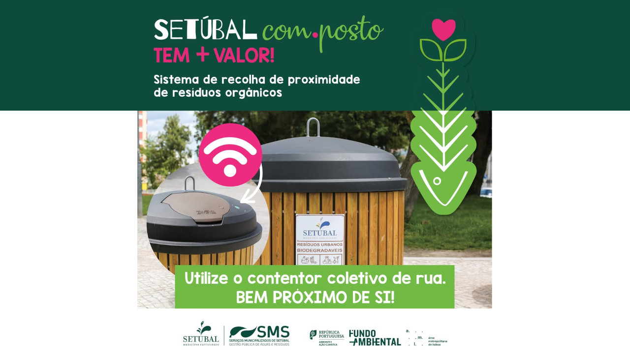 Novos contentores enterrados para biorresíduos