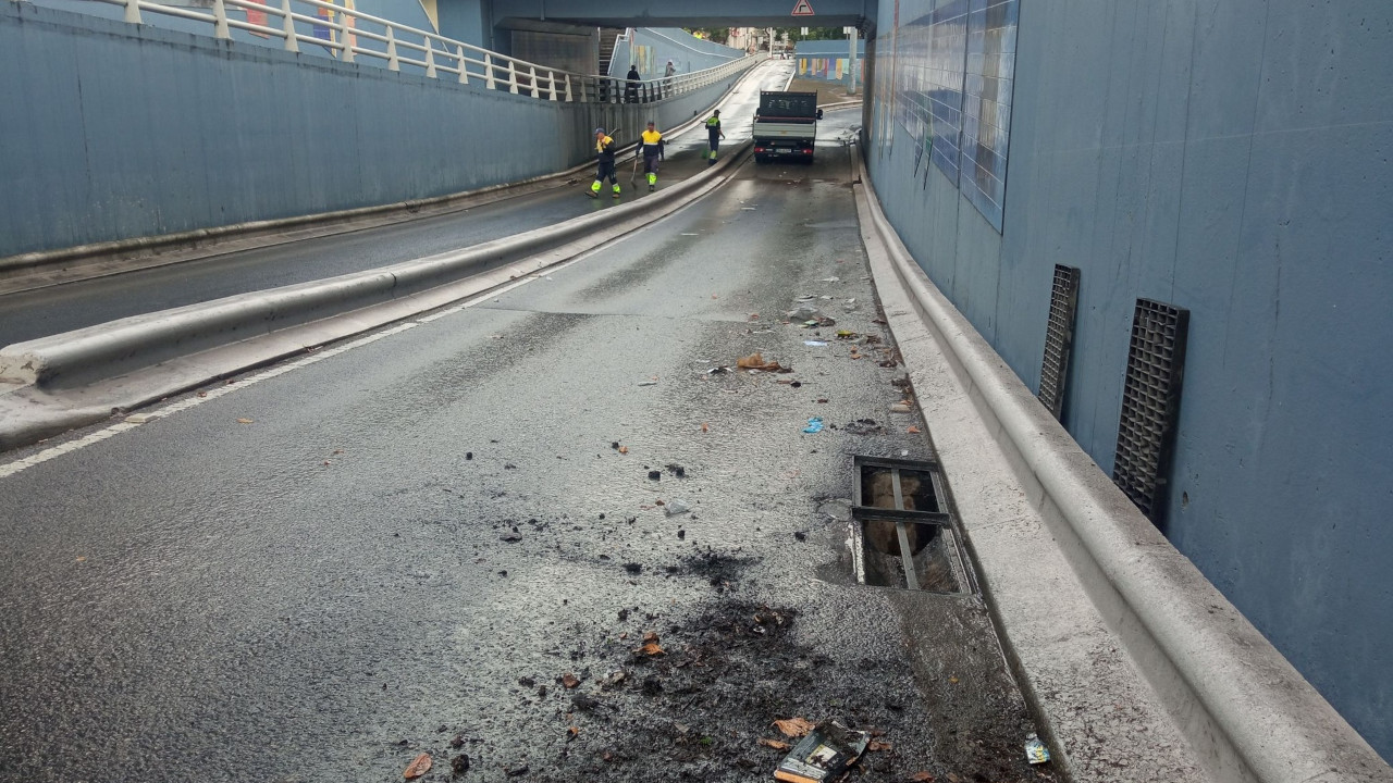 Trânsito: Túnel do Quebedo encerrado ao trânsito automóvel