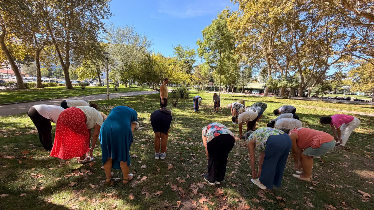 Ginástica de Memória no Jardim do Bonfim